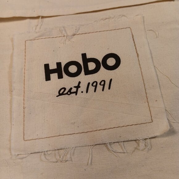 HOBO cotton dust bag for purse with fold over flap - Picture 3 of 7